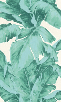 exotic jungle leaf wallpaper