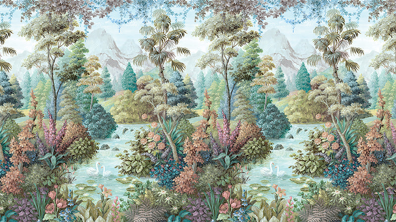 Xanadu Mystic Lake  Multi Murals 99420