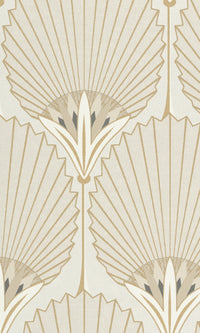 Asperia Beige Art Deco Tropical A54903