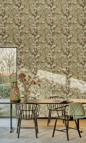 Van Gogh III Beige & Green Pear Tree Blossom 5028485