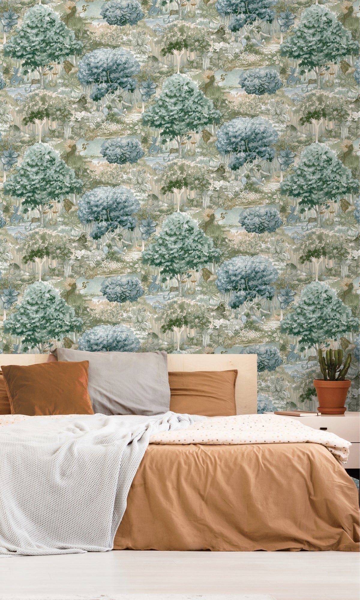 91542 Xanadu Zodiac Blue Green Wallpaper 91542 – Prime Walls Canada