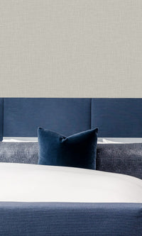 Smoked Oyster Linen Textured Vinyl Commercial Wallpaper CPW1104