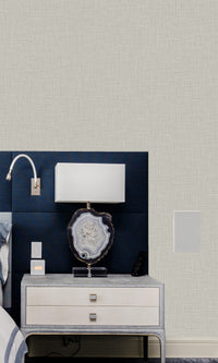 Smoked Oyster Linen Textured Vinyl Commercial Wallpaper CPW1104