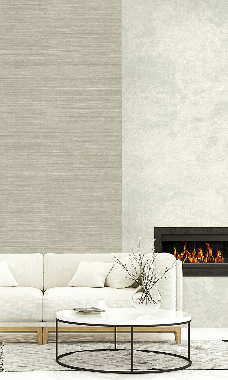 Yerba Sisal Textured Vinyl Commercial Wallpaper CPW1124