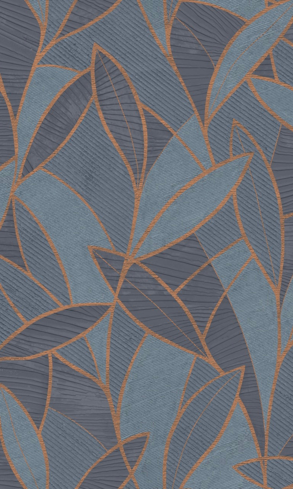 Allure Dark Blue Carved Leaf AL26232