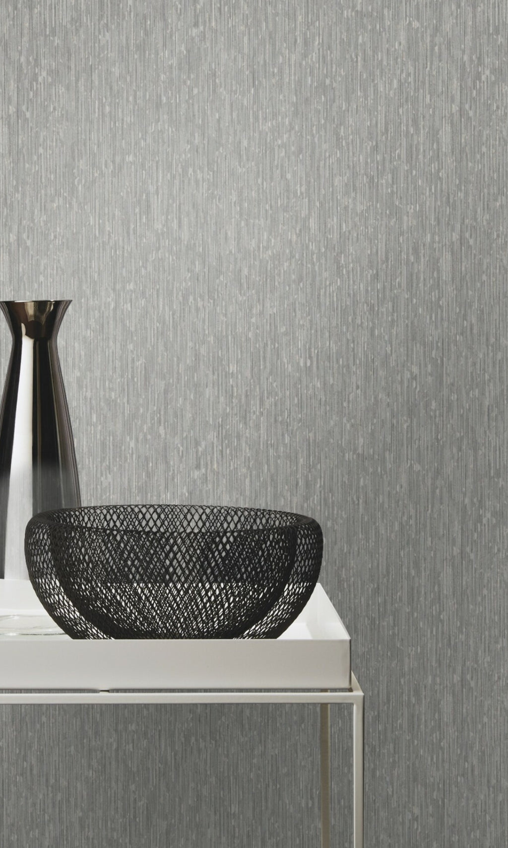 Perfect V1 Grey Textured Fabric Like Wallpaper 844276