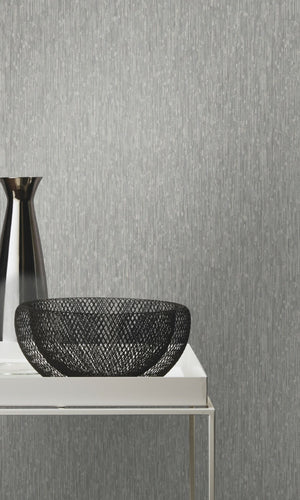 Perfect V1 Grey Textured Fabric Like Wallpaper 844276