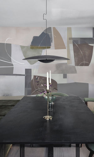 Thuraya Nebula Blobs of Paint Taupe MA1497