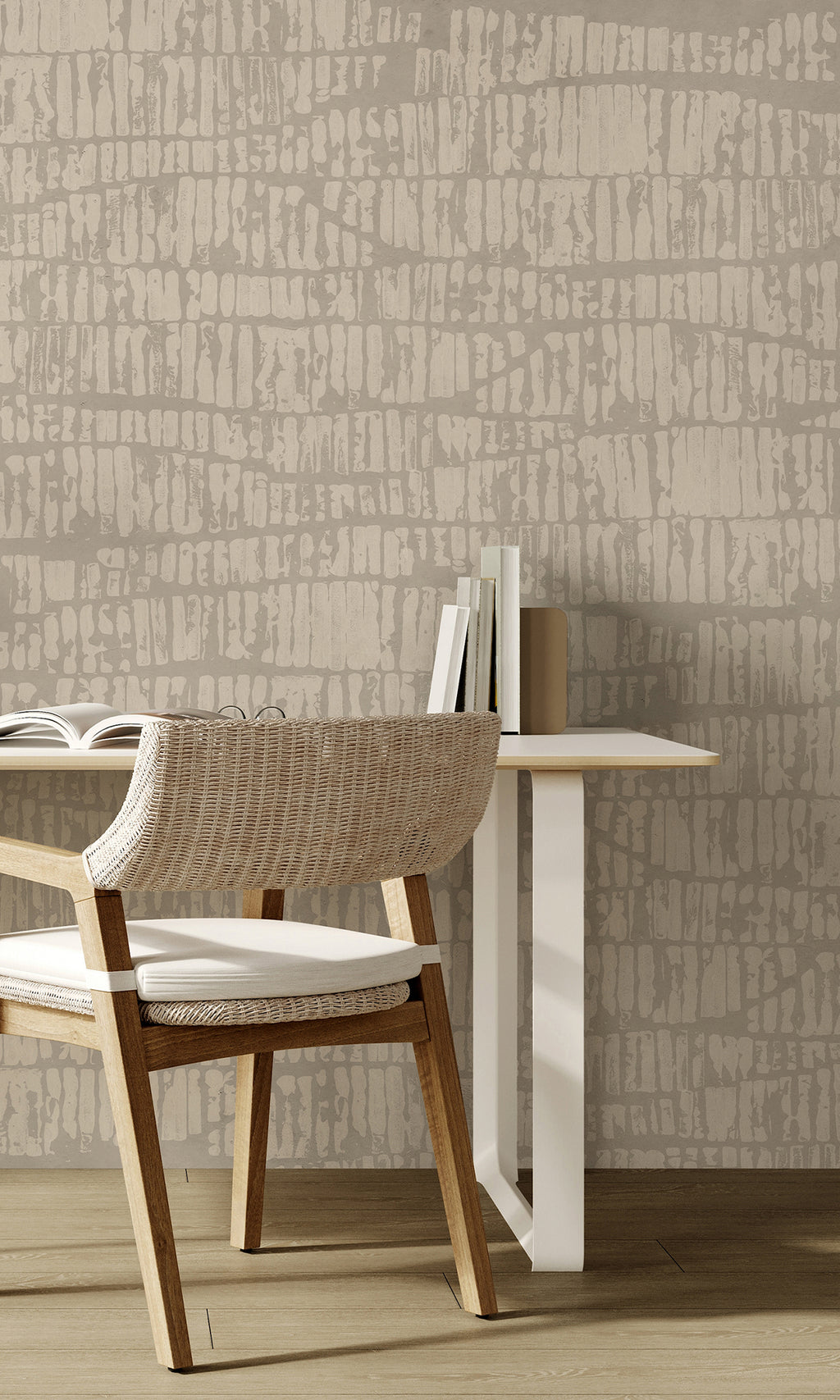Thuraya Nebula Gentle Brush Stripes Taupe MA1713 - Sample