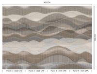 Thuraya Nebula Waves of Illusion Brown MA1731-Sample