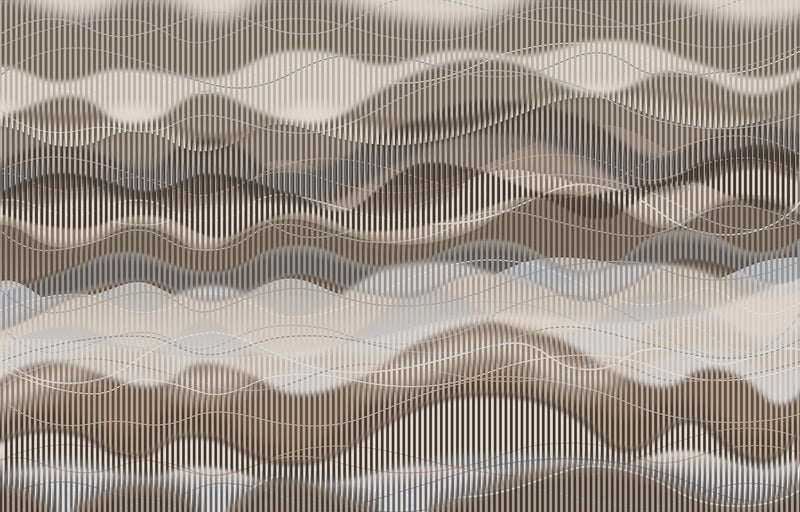 Thuraya Nebula Waves of Illusion Brown MA1731-Sample