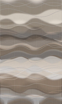 Thuraya Nebula Waves of Illusion Brown MA1731-Sample