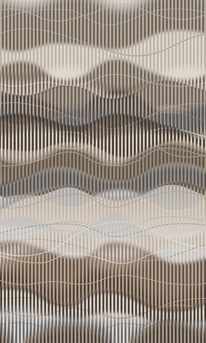 Thuraya Nebula Waves of Illusion Brown MA1731-Sample