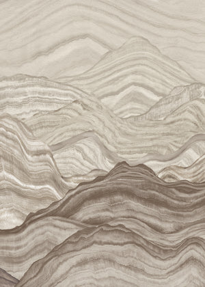 Thuraya Nebula Serene Mountains Brown MA1737 - Sample