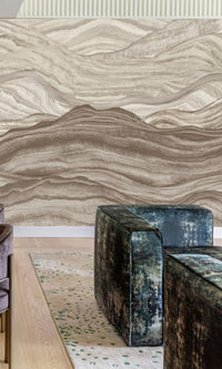 Thuraya Nebula Serene Mountains Brown MA1737 - Sample