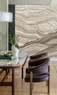 Thuraya Nebula Serene Mountains Brown MA1737 - Sample