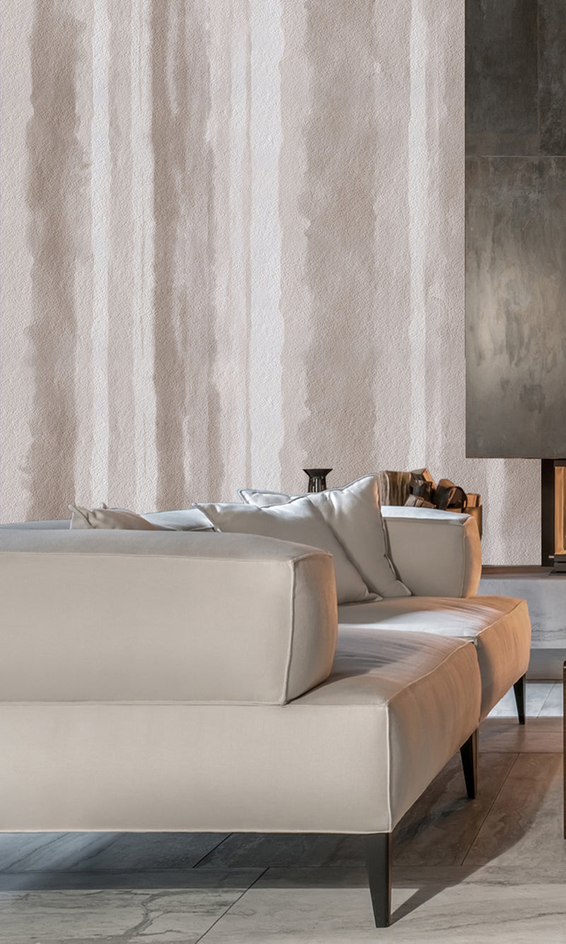 Thuraya Nebula Sepia Tone Stripes Taupe MA843 - Sample