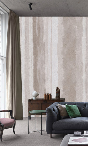 Thuraya Nebula Sepia Tone Stripes Taupe MA843 - Sample