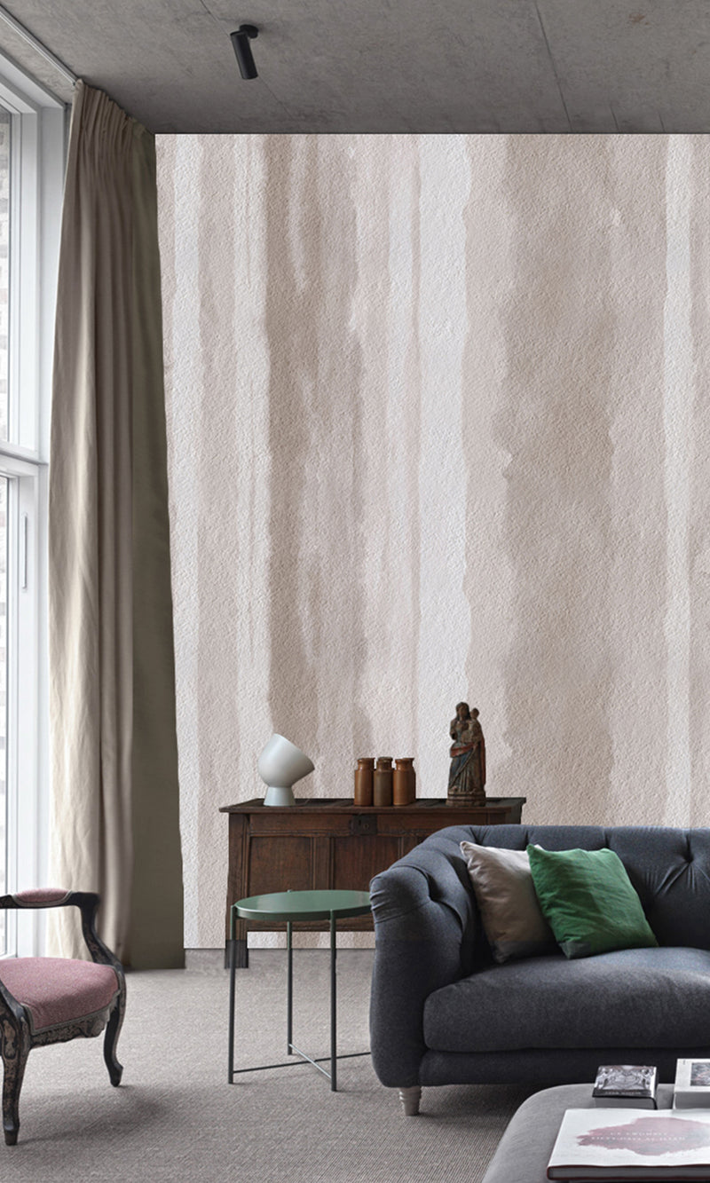 Thuraya Nebula Sepia Tone Stripes Taupe MA843 - Sample