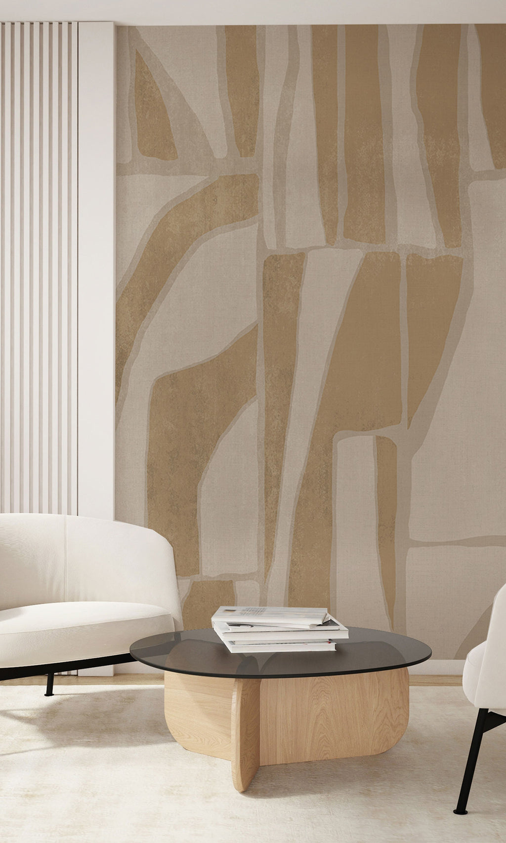 Thuraya Nebula Irregular Natural Shapes Taupe MG1726 - Sample
