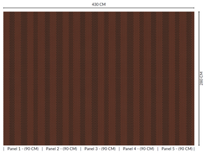 Thuraya Nebula Lattice Elegance Brown MG1736 - Sample