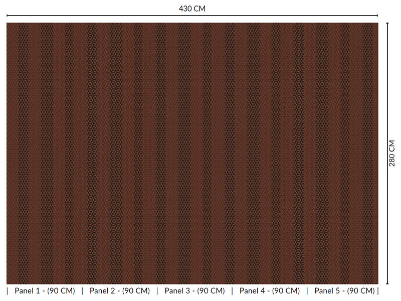 Thuraya Nebula Lattice Elegance Brown MG1736 - Sample