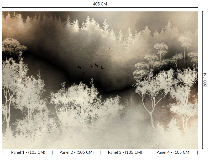 Thuraya Nebula Sunrise in the Forest Gold ML677-TN