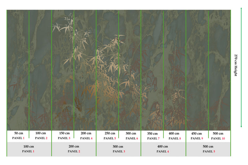 Muance Paradise Dark Moss Green MU15048