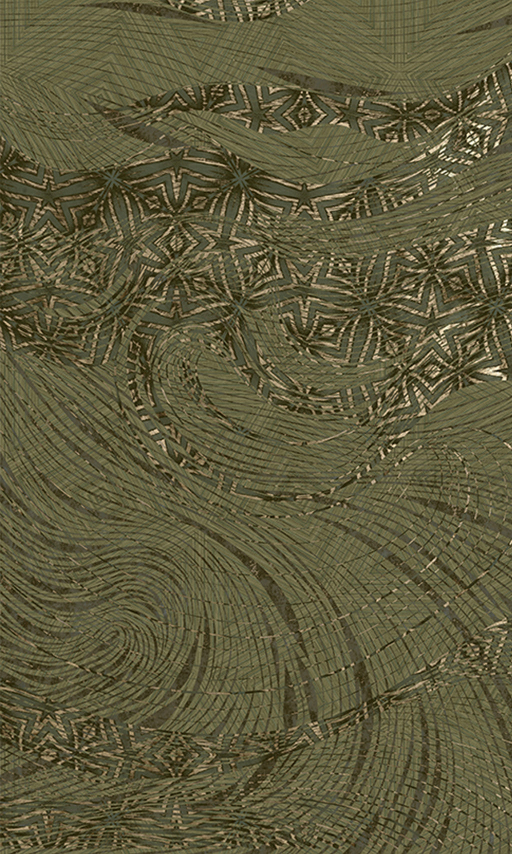Muance Mystic Mingle Moss Green MU15054 Sample
