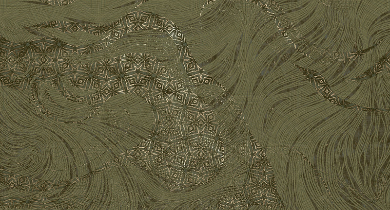 Muance Mystic Mingle Moss Green MU15054 Sample