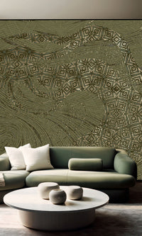 Muance Mystic Mingle Moss Green MU15054 Sample