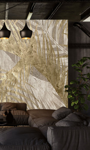 Muance Twilight Tapestry Khaki Gold MU15059