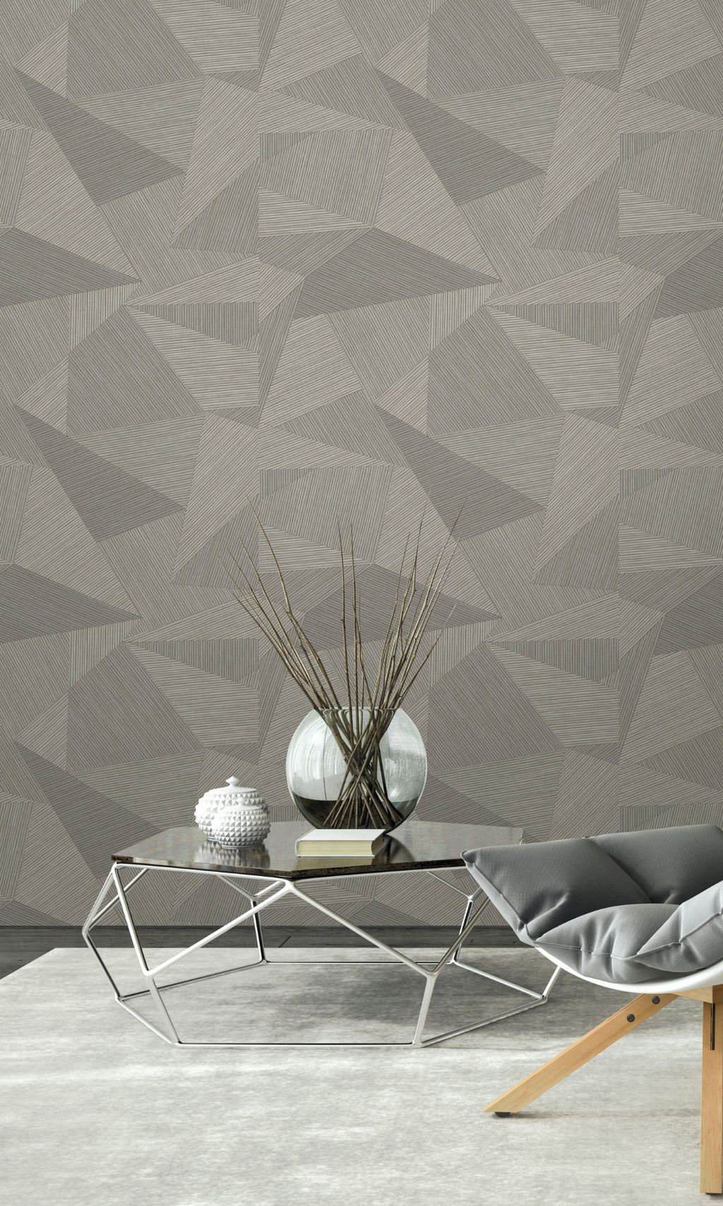 Modern Living Mushroom Gray Sharkey WF40406