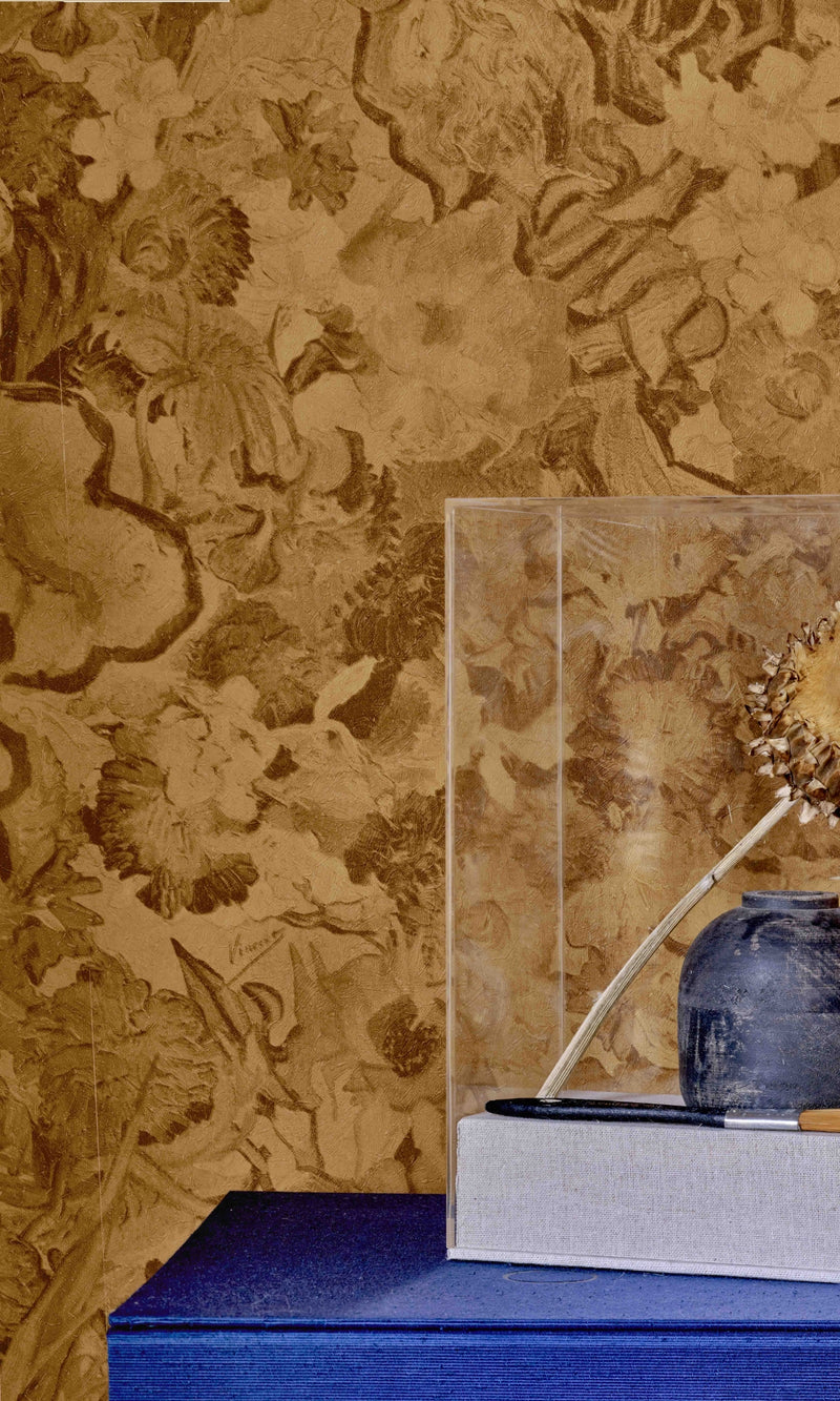 Vangogh III Ochre Painted Floral 5028480