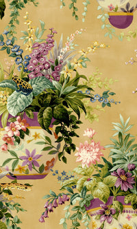Xanadu Rivara Ochre Wallpaper 91520
