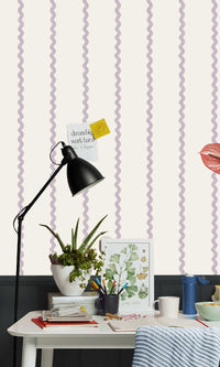 Adventure Awaits Do The Wiggle Stripe Lilac 13981