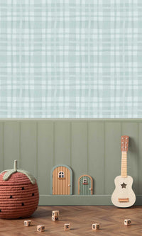Adventure Awaits Ivy Plaid Sky Blue 14001