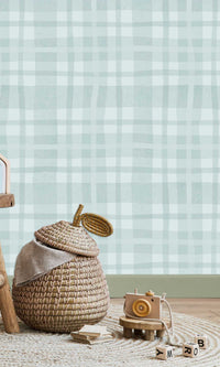 Adventure Awaits Ivy Plaid Sky Blue 14001