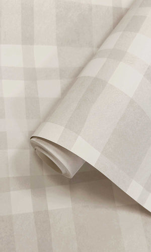 Adventure Awaits Ivy Plaid Warm Grey 14002