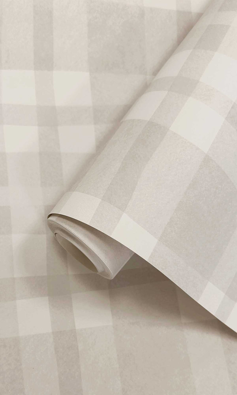 Adventure Awaits Ivy Plaid Warm Grey 14002