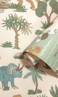 Adventure Awaits Dino Zoo Cream/Multi 14012