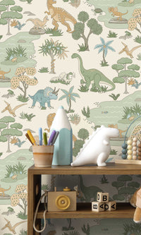 Adventure Awaits Dino Zoo Cream/Multi 14012