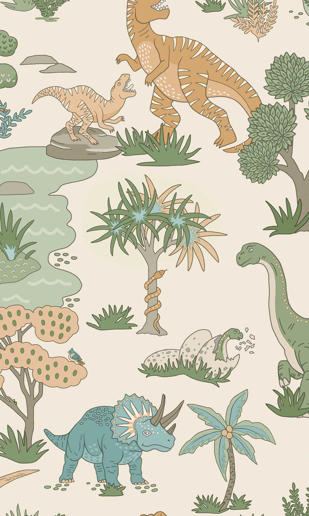 Adventure Awaits Dino Zoo Cream/Multi 14012