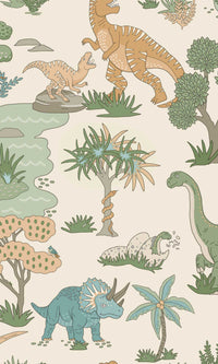 Adventure Awaits Dino Zoo Cream/Multi 14012