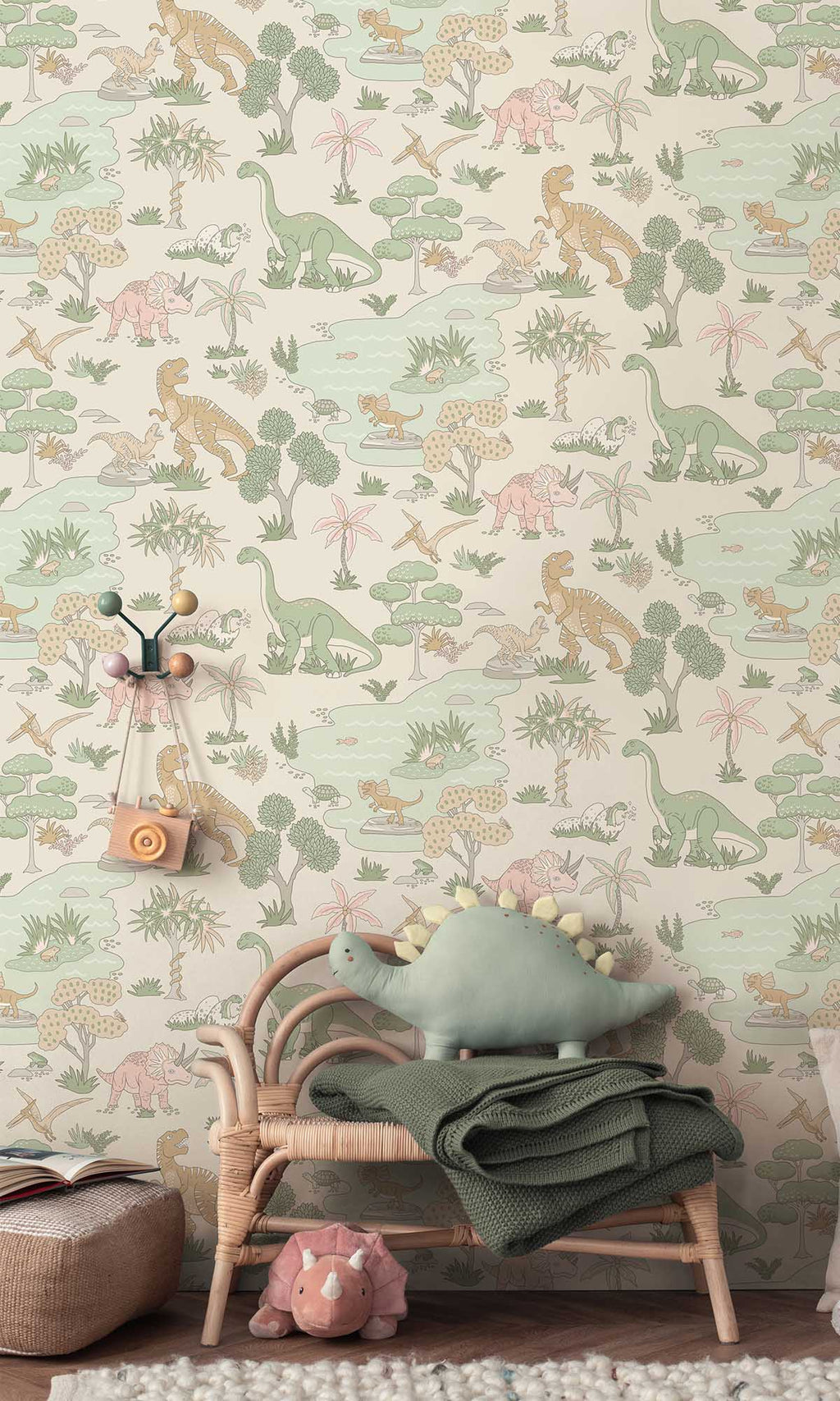 Adventure Awaits Dino Zoo Pink/Sage 14013