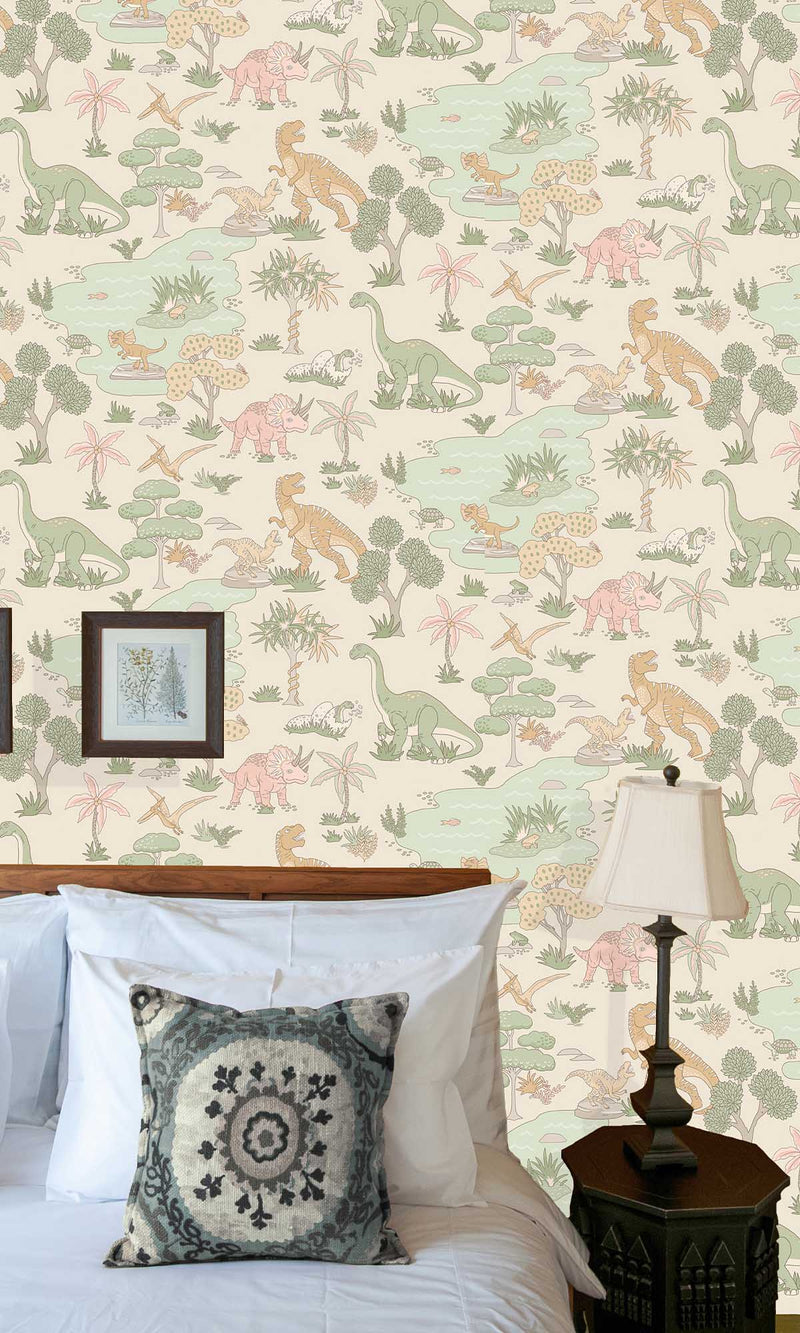 Adventure Awaits Dino Zoo Pink/Sage 14013