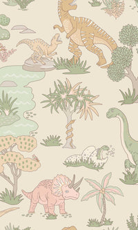 Adventure Awaits Dino Zoo Pink/Sage 14013