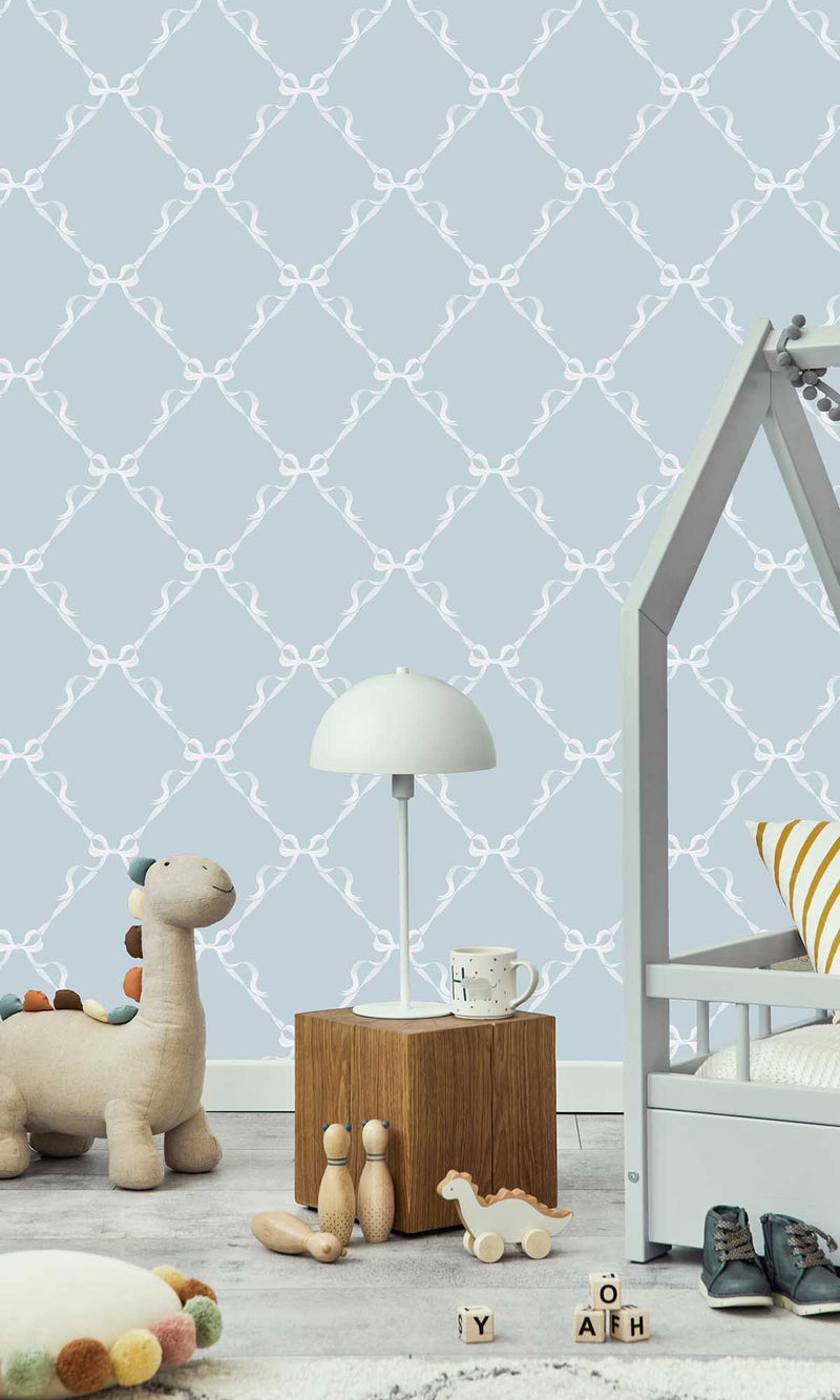 Adventure Awaits Tied With a Bow Sky Blue 14030