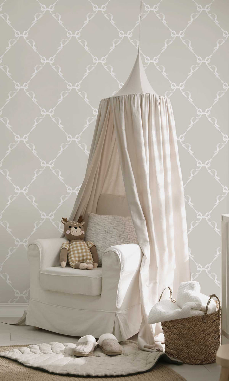 Adventure Awaits Tied With a Bow Warm Grey 14031