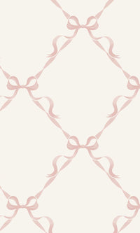 Adventure Awaits Tied With a Bow Cream/Pink 14032